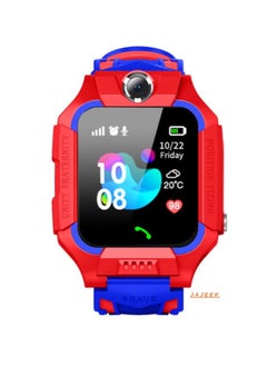 JAJEEK Smartwatch with Camera & GPS – Midnight Red, SIM Card Support, HD Touchscreen, Fitness Tracker, Bluetooth, Waterproof, Perfect for Calls, Notifications, and Daily Activities  - Image 1