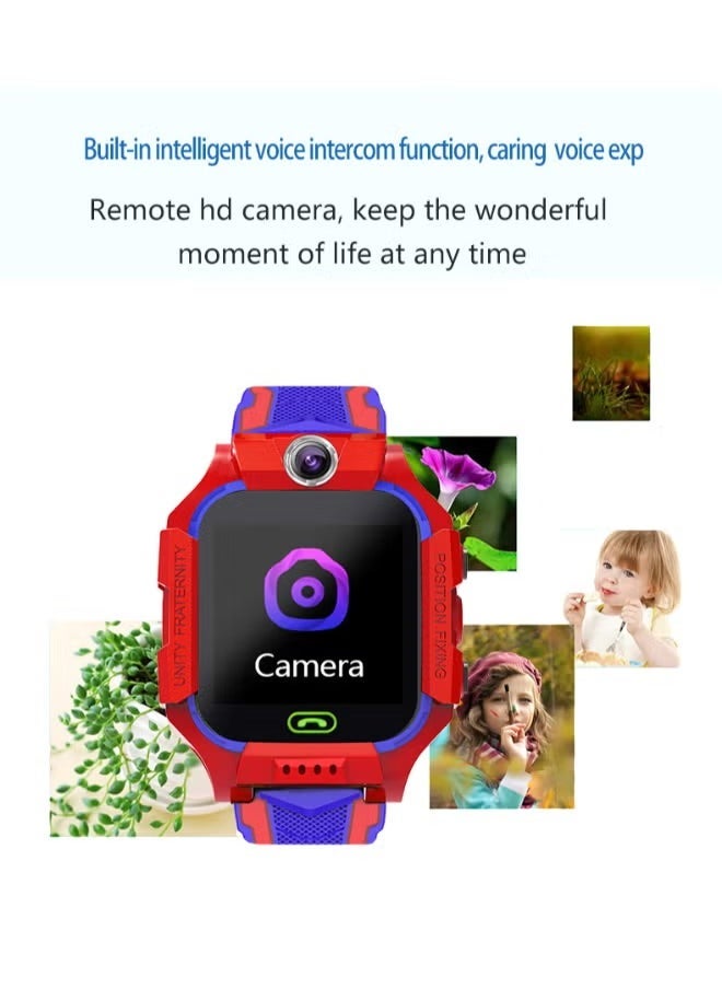 JAJEEK - Smartwatch with Camera & GPS – Midnight Red, SIM Card Support, HD Touchscreen, Fitness Tracker, Bluetooth, Waterproof, Perfect for Calls, Notifications, and Daily Activities - Image 1