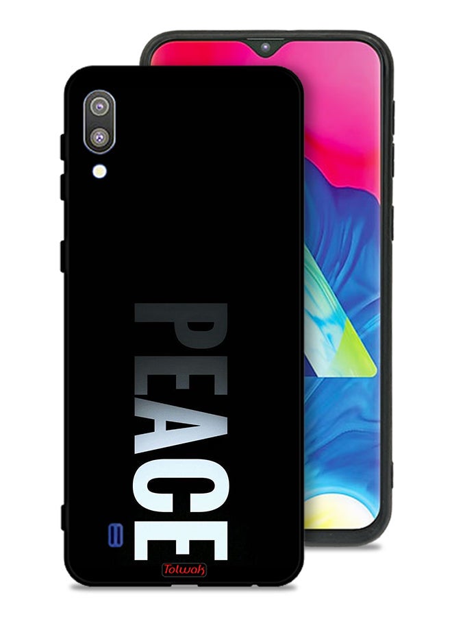 Tolwak Samsung Galaxy M10 Protective Case Cover Peace - Image 1
