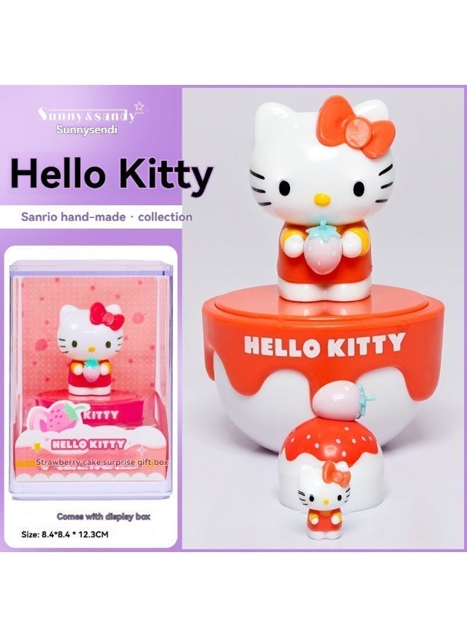 Sanrio Kawaii Dessert Series Blind Box Mystery Figure - Ideal Ramadan Gift for Kids & Girls - Hello Kitty Kuromi Cinnamoroll Collectible Cake Toy Desktop Decor - Image 5