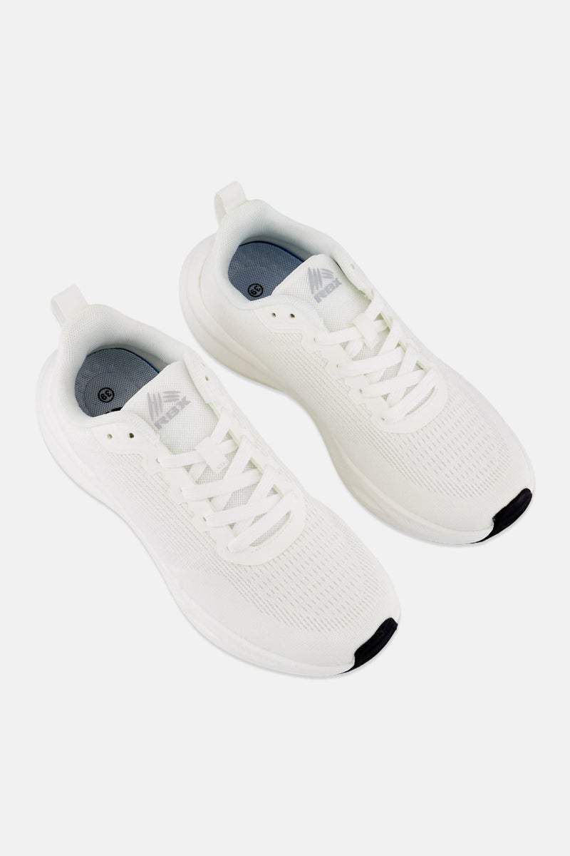 RBX أحذية خارجية للنساء مزودة بشريط لاصق من علامة تجارية، بيضاء - Image 4