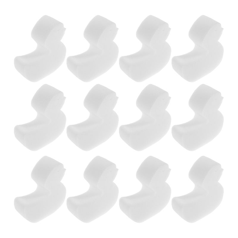 16pcs White Oil Absorbing Sponge For Swimming Pool And Hot Tub -Shaped Oil Remover Sponge For Spa Cleaning Accessories - Image 1
