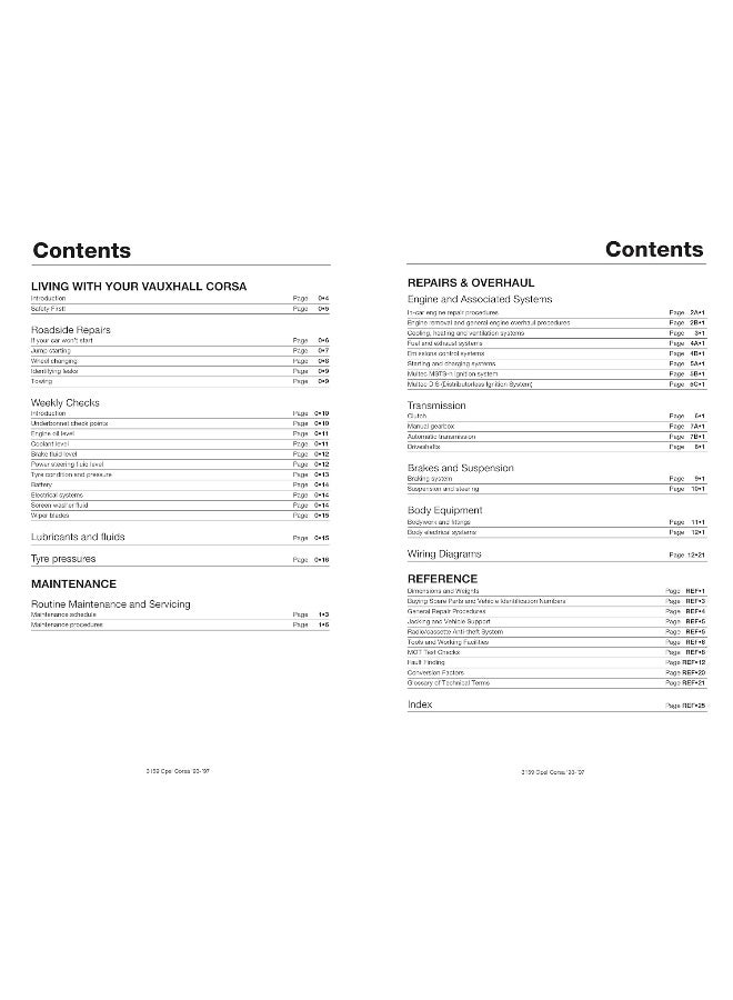 Opel Corsa Petrol (Mar 93 - 97) Haynes Repair Manual - Image 5