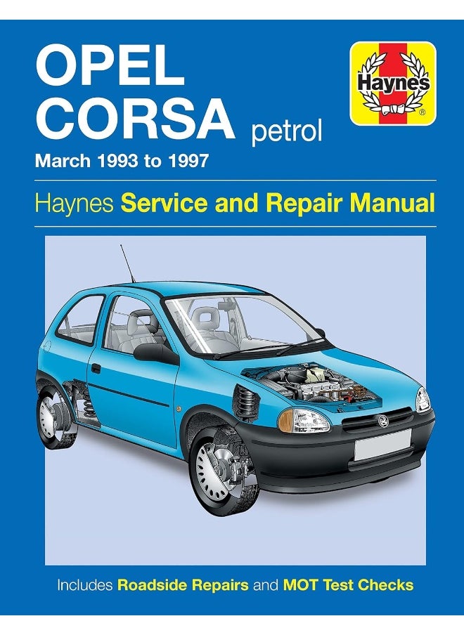 Opel Corsa Petrol (Mar 93 - 97) Haynes Repair Manual  - Image 3