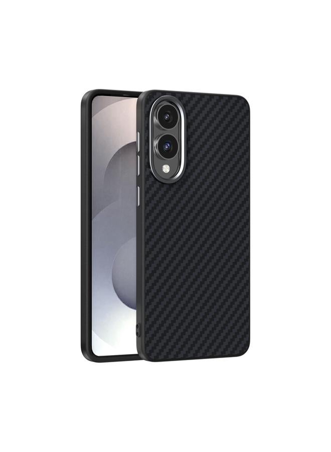 اس-توب جراب لهاتف Samsung Galaxy S25 Edge 5G ABEEL C من ألياف الكربون 6D Micro Relief MagSafe جراب هاتف - Image 1