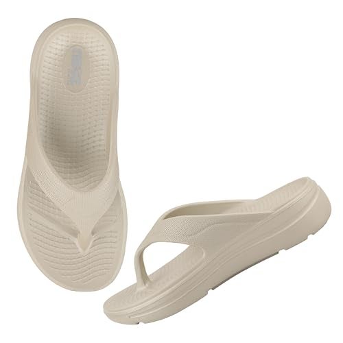 Neoz Ultra Soft Women's Slippers with Cushion FootBed for Adult | Comfortable & Light Weight| Stylish & Anti-Skid| Waterproof & Everyday Flip Flops for Ladies/Girls, W-ZENO-WARM-GREY_6 - Image 2