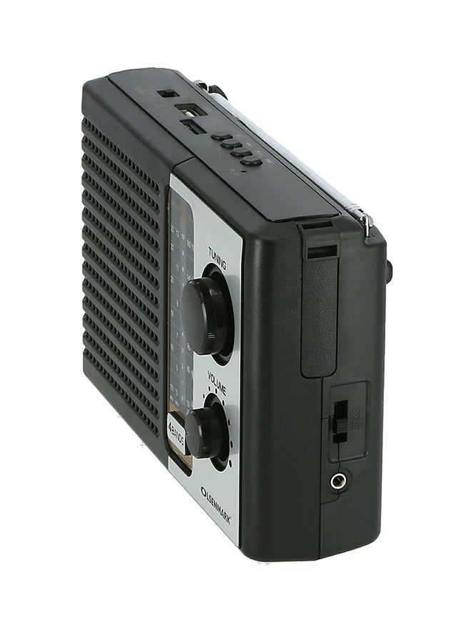 أولسنمارك راديو محمول رباعي النطاق OMR1270 أسود/فضي - Image 4