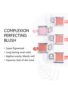 Honeybee Gardens Longwearing Complexion Perfecting Blush In Rendezvous (Soft Neutral Warm Rose) Highly Pigmented Evens Skin Tone And Texture Vegan, Cruelty Free, Gluten Free, Net Wt. 8.5 G  - Image 4