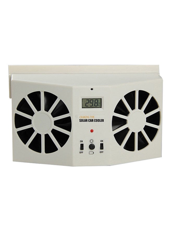 Loquat Car Window Dual Solar Fan - Image 1