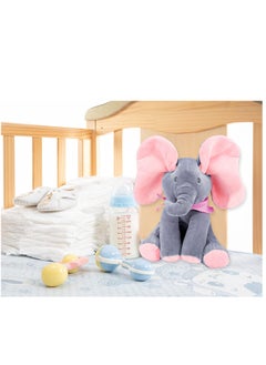 Cool Baby COOLBABY Animated Elephant Toys Plush Singing Elephant With Ears Moving Electric Plush Toy Adorable Elephant Stuffed Animal Toy For Baby's Gift Pink 12''  - Image 5