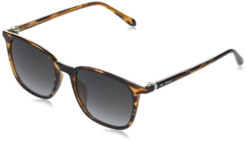 Fossil Men's Male Sunglass Style FOS 3091/S Rectangular, Dark Havana, 53mm, 19mm - Image 1