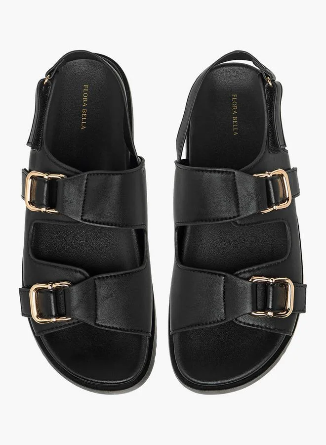 فلورا بيلا من شو إكسبرس صنادل مزينة بإبزيم وإغلاق بشريط لاصق