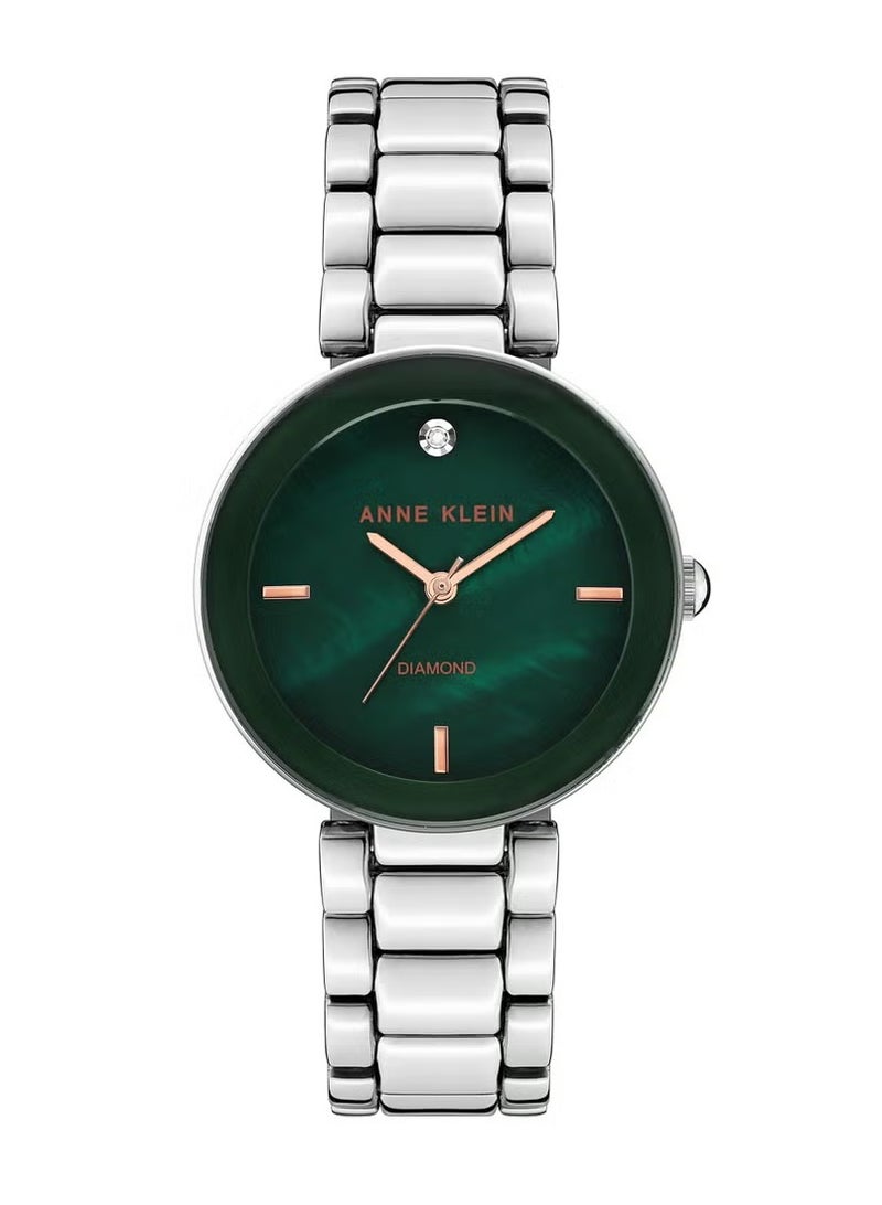 Anne Klein Women's Diamond Dial Bracelet Watch - Image 1