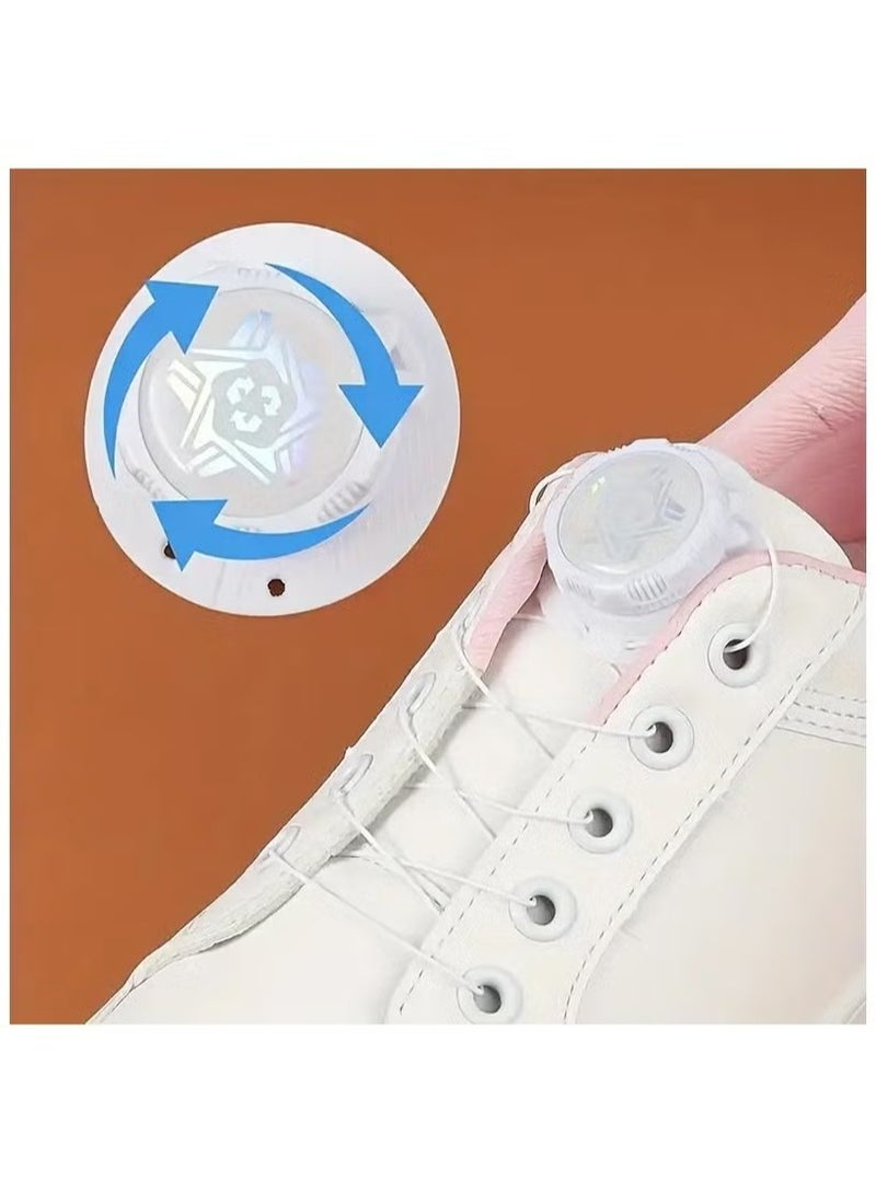 OMEVE 2pcs Portable Rotating Sport Shoes Buckles, Outdoor Sports Shoelace Accessories, No Tie, Buckle, Automatic Rotating Buckle, Suitable For Sports Enthusiasts - Image 2