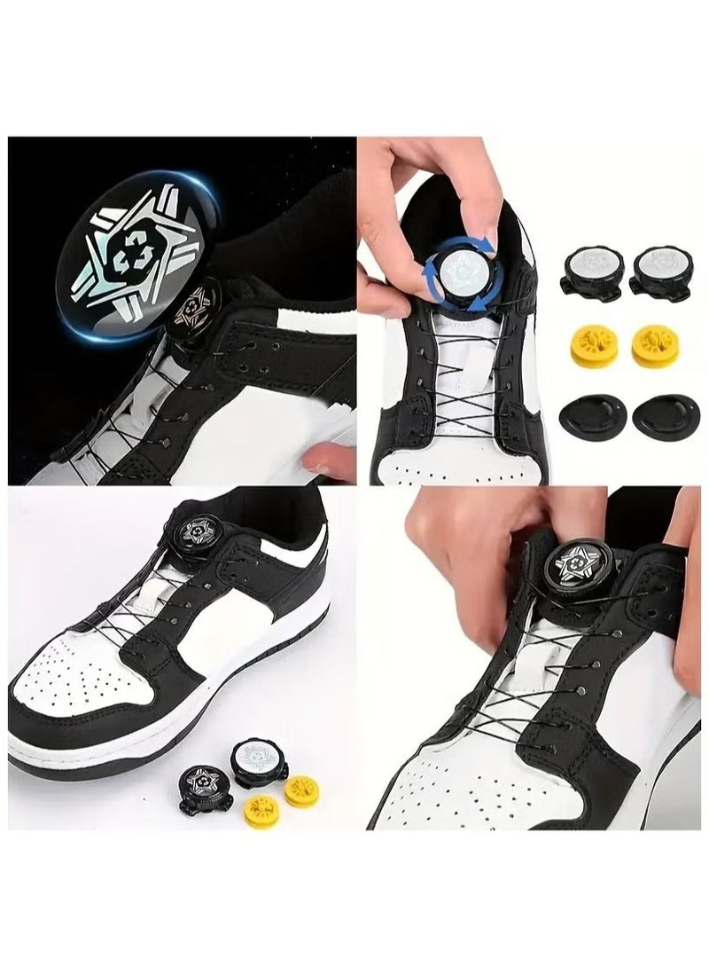 OMEVE 2pcs Portable Rotating Sport Shoes Buckles, Outdoor Sports Shoelace Accessories, No Tie, Buckle, Automatic Rotating Buckle, Suitable For Sports Enthusiasts - Image 3