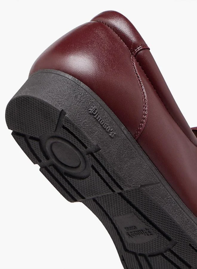 Pinosos Burgundy Men Slip-On Genuine Leather Loafers for Men | Best Price UAE