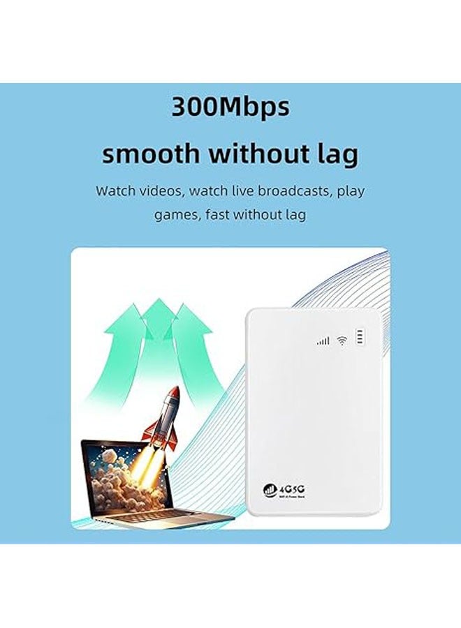 general Portable Wireless Pocket Mini WiFi Router, 4G LTE Router, Mobile WiFi Hotspot with SIM Card Slot, Connect up to 10 devices with speeds up to 300 Mbps - Image 3