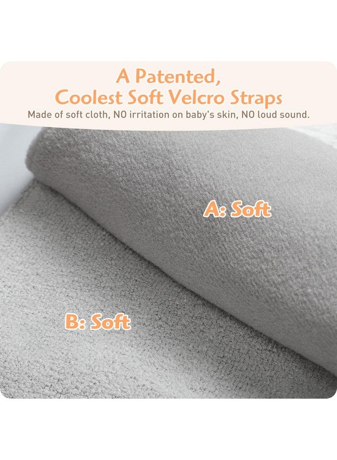 Knirose Anti Roll Diaper Changing Pad Mat with Swaddle Strap 3-in-1 Portable Waterproof Foldable Travel Station with Dual Storage Pockets, Built-in Pillow, Wipes Holder, Shower Gift for Newborns Girls, Boys - Image 4