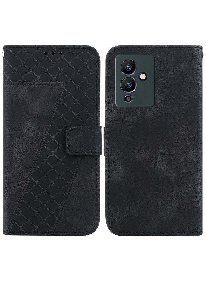 اس-توب جراب لهاتف Infinix Note 12 Pro 5G/Note 12 5G جراب هاتف جلدي منقوش على شكل سبعة - Image 1