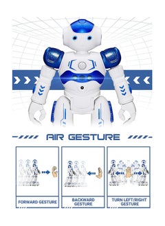 Cool Baby COOLBABY RC Robot Toys for Kids Gesture & Sensing Remote Control Robot for  Boys and Girls Birthday Gift Present (Blue)  - Image 2