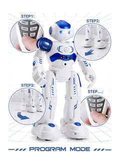 Cool Baby COOLBABY RC Robot Toys for Kids Gesture & Sensing Remote Control Robot for  Boys and Girls Birthday Gift Present (Blue)  - Image 3