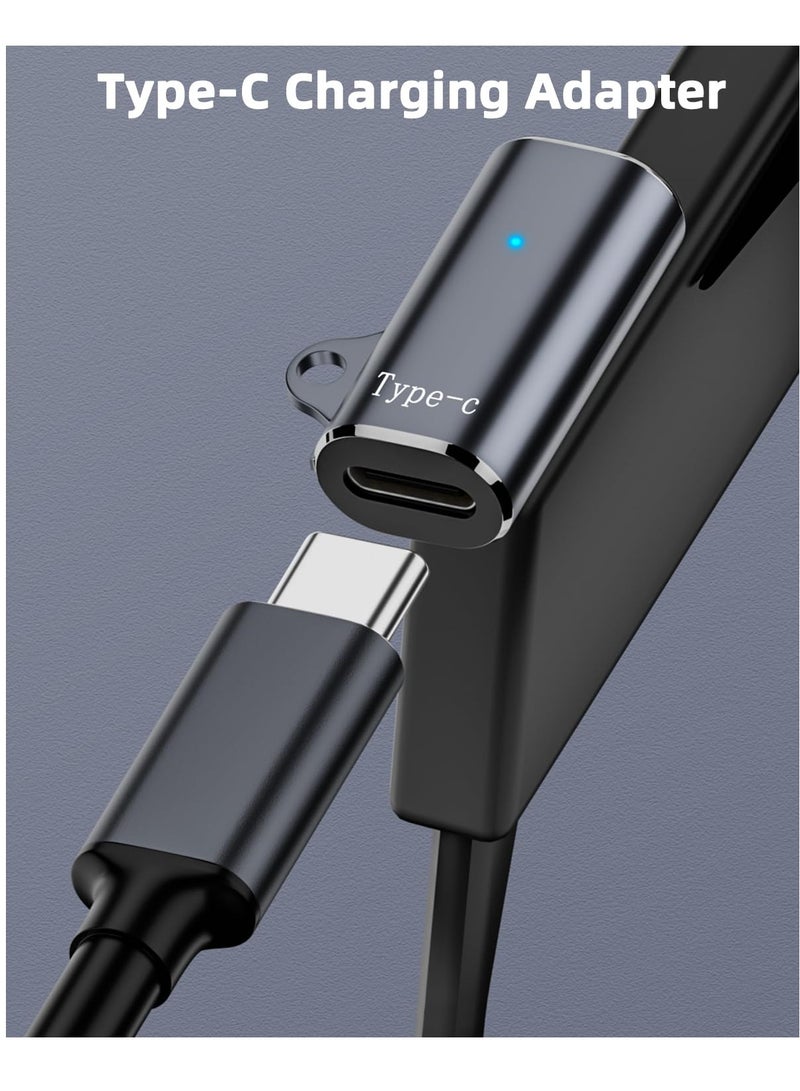 Excefore USB C to Magnetic Adapter for Aftershokz Headphones Charger, 2 Pack Type-C Magnetic Charger Adapter, Compatible with Shokz Aeropex, OpenRun, OpenRun Pro, OpenRun Mini, OpenComm 2/UC - Image 2