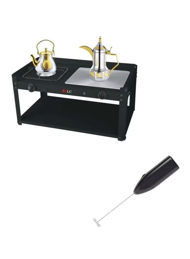 ال سي سخان كهربائي للقهوة والشاي – بقدرة 1250 واط مع صفيحتين وتسخين للحليب - Image 2