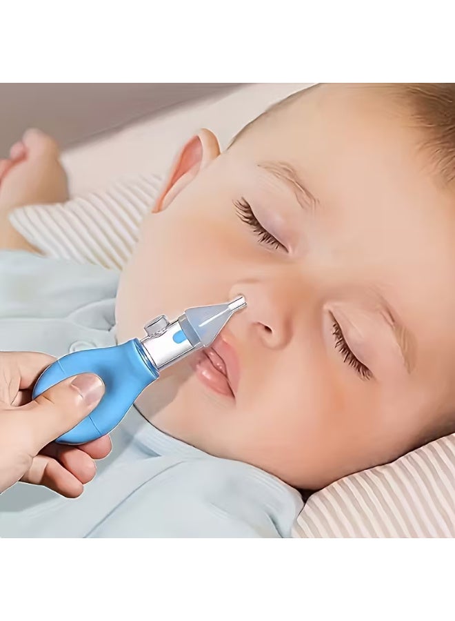 Arabash Baby Nasal Aspirator, Silicone Nasal Aspirator for Baby, Pump Type Newborn Snot Cleaner, Baby Essentials for Newborn - Image 1
