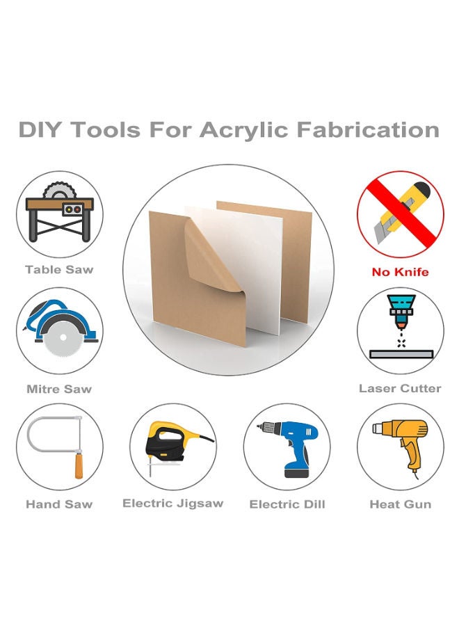 LAMSIT IBDAA White one Acrylic Sheet 3mm - Image 3