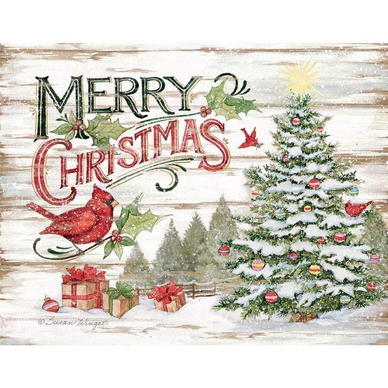 Lang, Pine Forest Boxed Christmas Cards (18 pack) w/Decorative Box by Susan Winget - Image 1