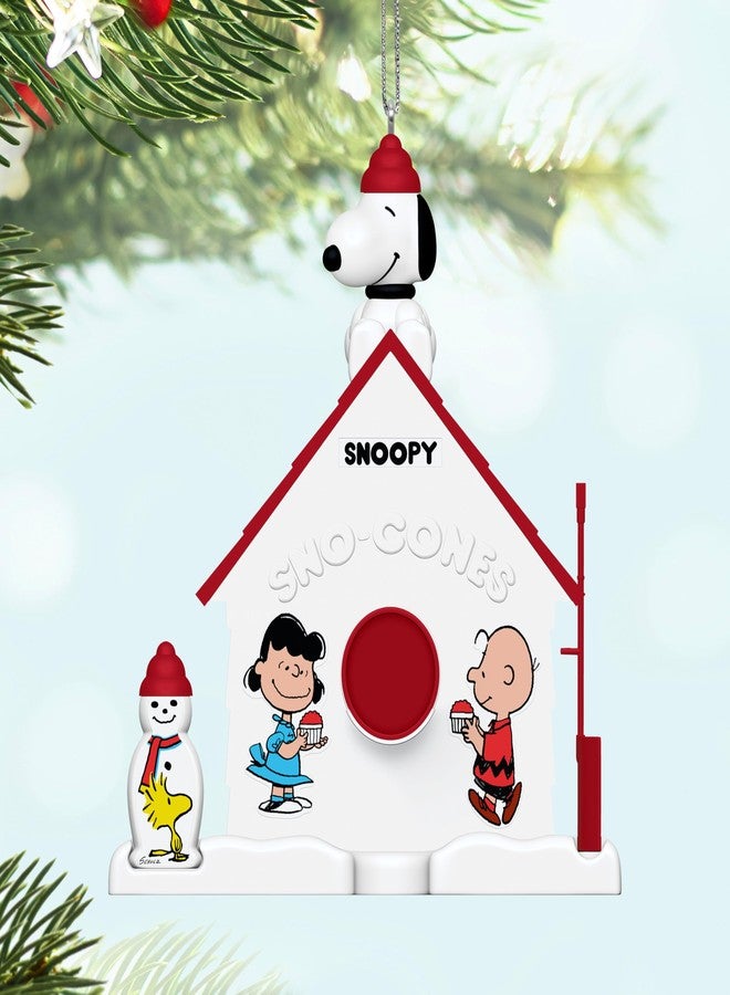 Hallmark Keepsake Christmas Ornament 2025, The Peanuts Gang 75th Anniversary SNO-Cones with Friends, Gifts for Peanuts Fans - Image 3