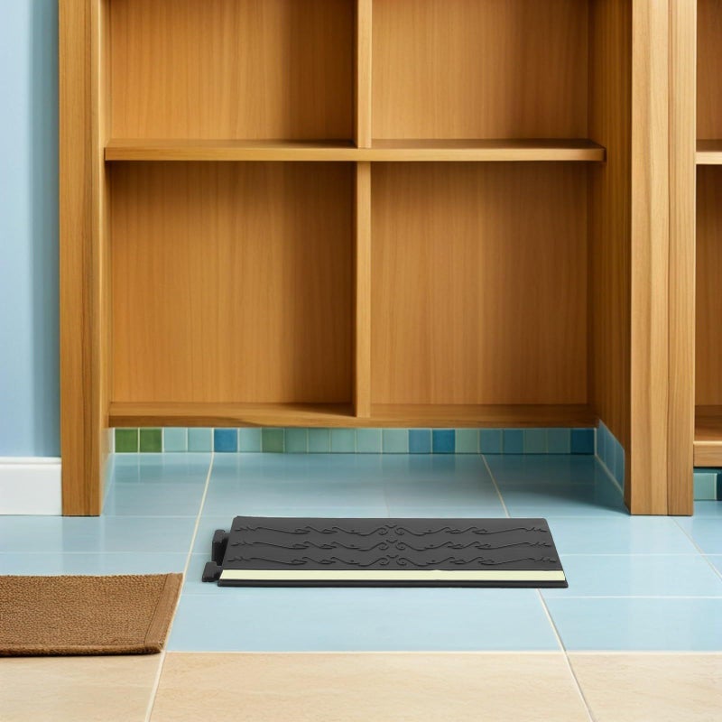 Toyvian Rubber Threshold Ramp Luminous Incline Mat 30x4 Inch Indoor Doorway Ramp For Wheelchair Accessibility Home Use - Image 5