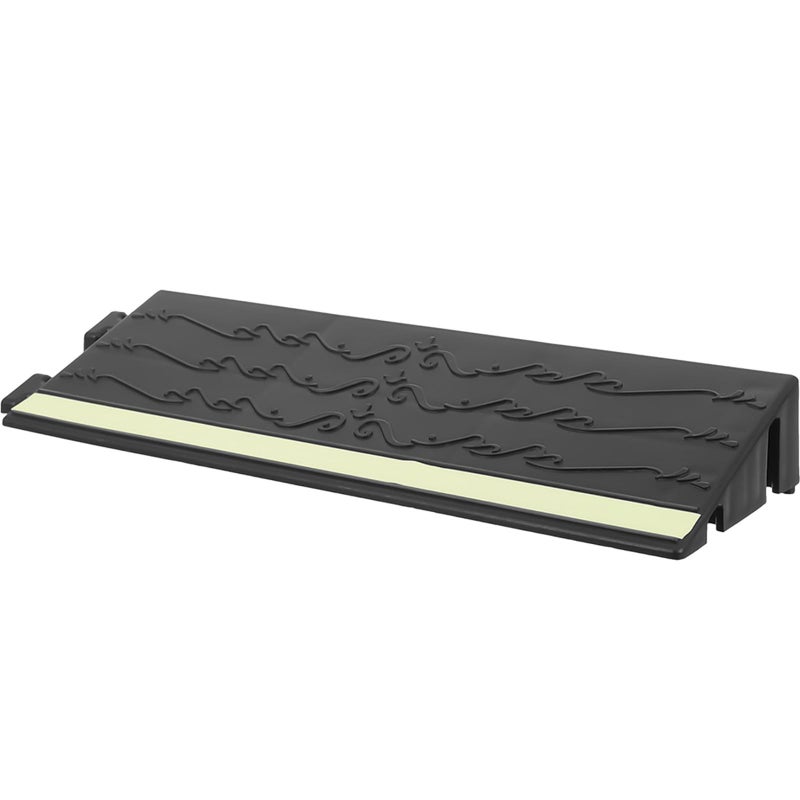 Toyvian Rubber Threshold Ramp Luminous Incline Mat 30x4 Inch Indoor Doorway Ramp For Wheelchair Accessibility Home Use - Image 2