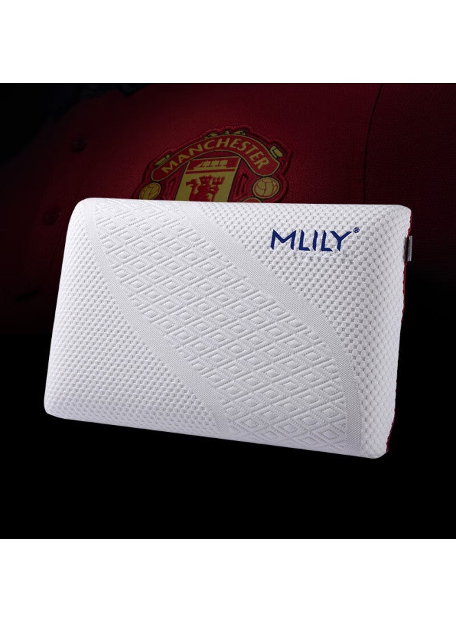 Mlily Single Cervical Pillow Core, Slow Rebound Memory Foam Pillow, Manlian Care Pillow M, 60*40*10cm - Image 1