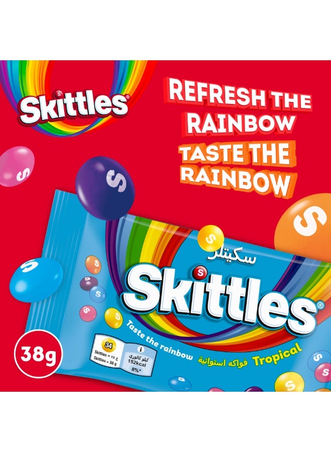 سكيتلس حلوى فاكهة استوائية 38جم - Image 2