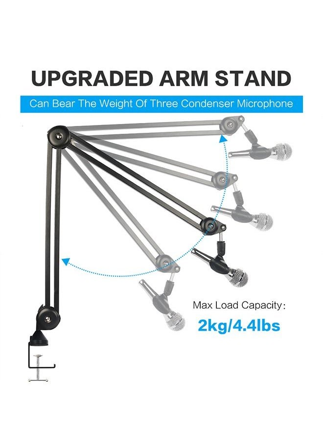 حوامل ذراع الميكروفون ، ذراع تعليق مقصي للميكروفون مكتبي مطور لتسجيل الصوت فوق بث الألعاب وبث كاريوكي بودكاست - pzsku/Z9605946997FB8934AD5CZ/45/_/1650597696/773d3b6f-6bd6-4fad-8898-cafc711a9247