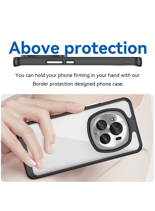 S-TOP Case For Honor Magic6 Pro 5G Colorful Series Acrylic Hybrid TPU Phone Case - Image 4