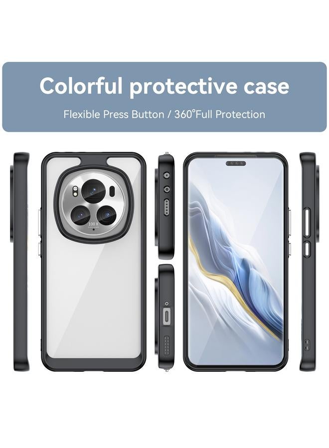 S-TOP Case For Honor Magic6 Pro 5G Colorful Series Acrylic Hybrid TPU Phone Case - Image 2