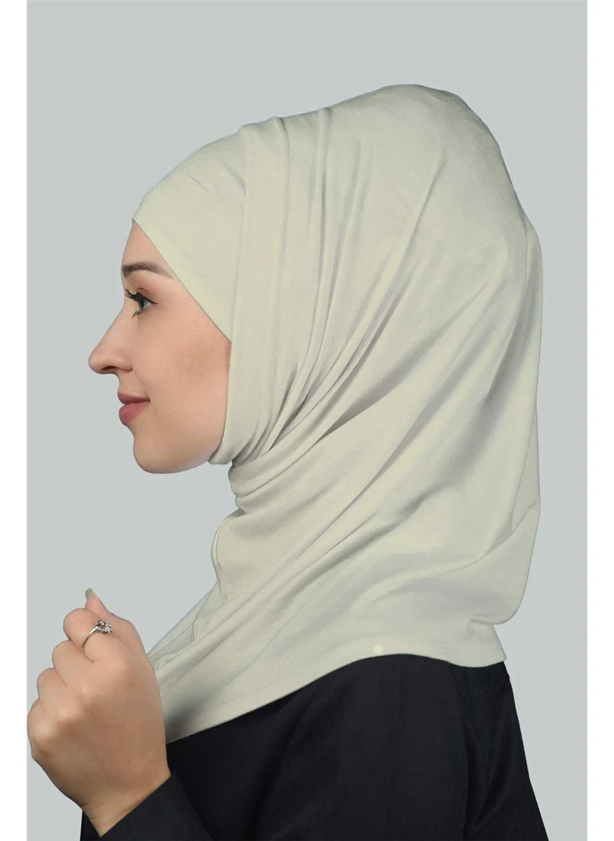 التوبة Set of Two Practical Scarf Ready-made Turban and Hijab Hijab Bonnet - Cream