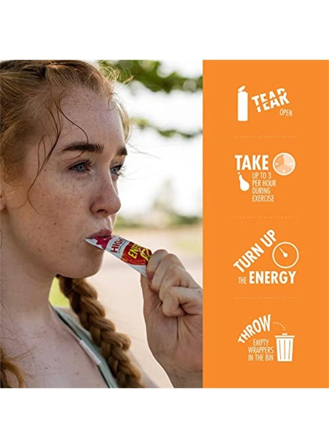 HIGH5 Energy Gels with Electrolytes – Tropical Flavour  | Quick Release Sports Gels, Caffeine-Free, Natural Fruit Juice | Running, Cycling & Endurance Fuel (5 x 60g) - Image 2