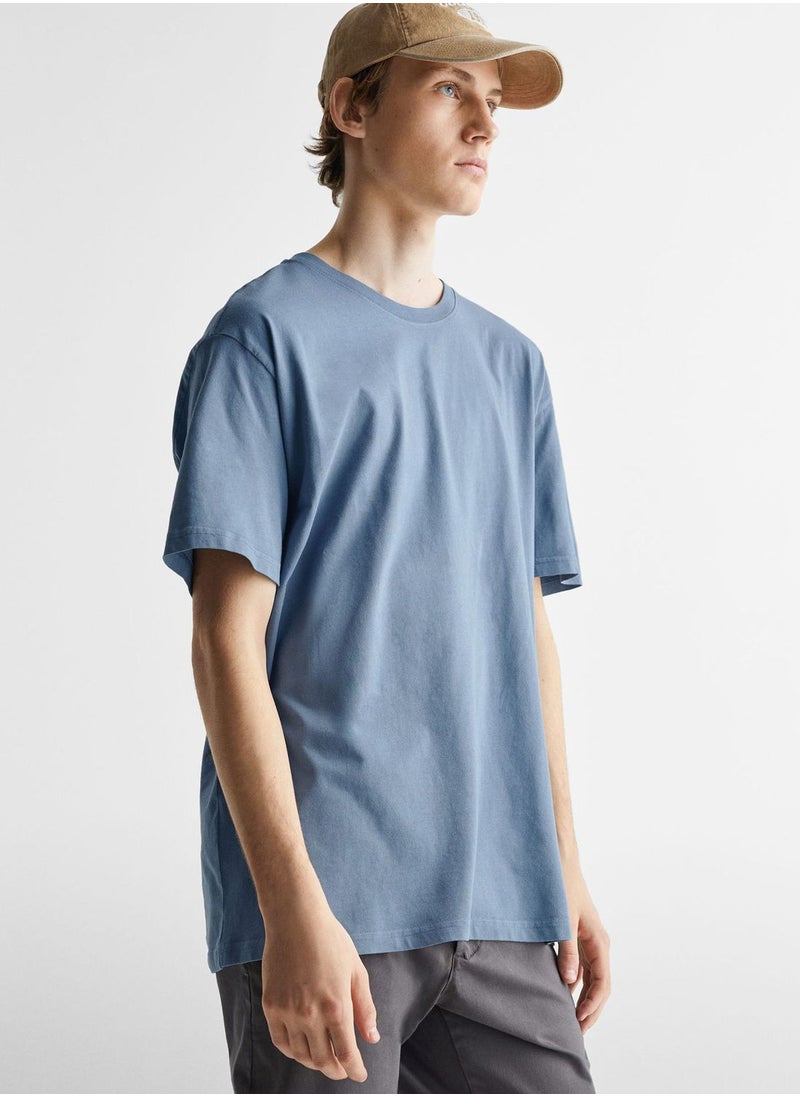 MANGO - Kids Essential Crew Neck T-Shirt - Image 1