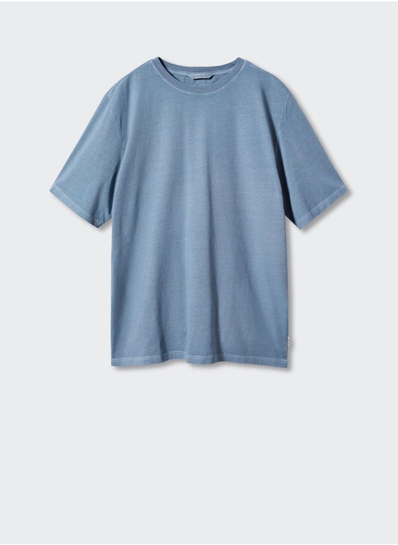MANGO - Kids Essential Crew Neck T-Shirt - Image 1