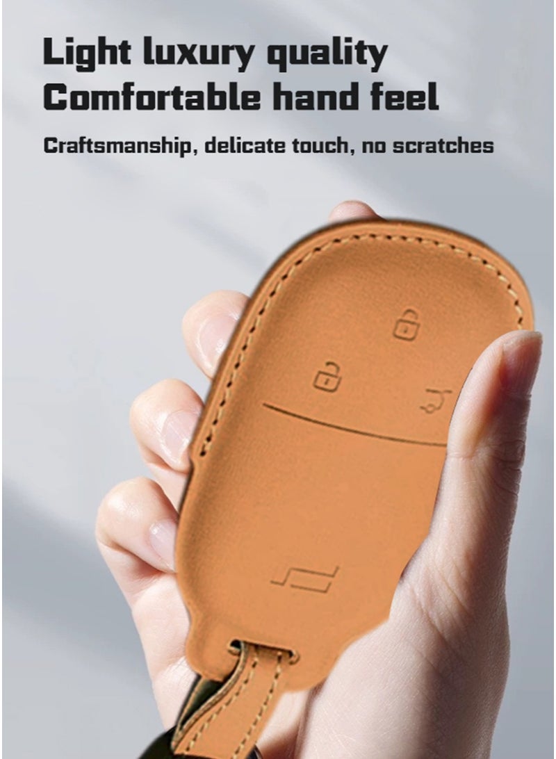 Key sleeve, suitable for ROX01 keys, anti-fall and wear-resistance, all-inclusive design, multi-layer protection is safer, and the restored key feels. - Image 4