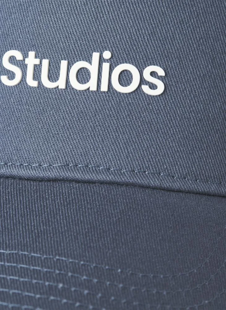 JACK & JONES Blue Mirage Logo Curve Peak Cap  | Best Price UAE