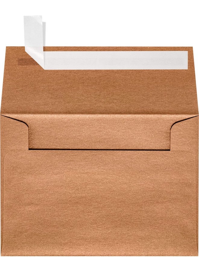 إنفيلوبس.كوم مظاريف دعوة Luxpaper 4Bar A1 | قشر واضغط | 3 5/8 بوصة × 5 1/8 بوصة | نحاس ميتاليك | 80 رطل. نص | 50 الكمية - Image 1