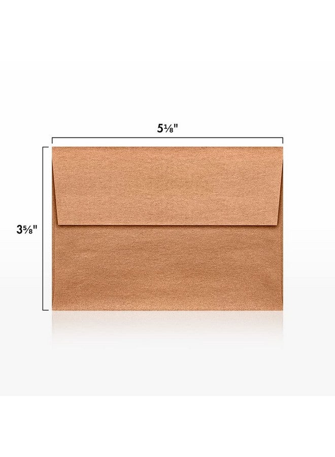 إنفيلوبس.كوم مظاريف دعوة Luxpaper 4Bar A1 | قشر واضغط | 3 5/8 بوصة × 5 1/8 بوصة | نحاس ميتاليك | 80 رطل. نص | 50 الكمية - Image 3