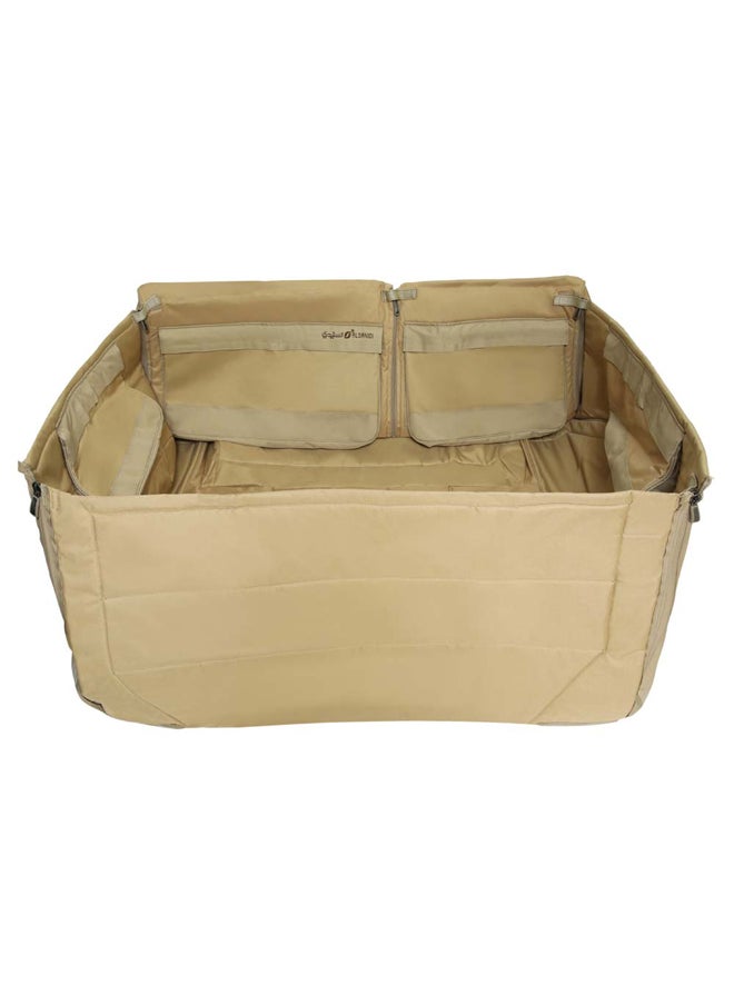 AL SANIDI - Car back Trunk Mat For Fortuner + 2016 Back mat Sulfur Yellow Size 124*127*53Cm - Image 1