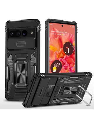 Pixel 7 Pro Case with Camera Cover & Kickstand, Built-in 360° Rotate Ring Stand Magnetic Protective Case for Google Pixel 7 Pro Black - pzsku/Z96060358E8C2339807D1Z/45/_/1676533627/a4b2ceca-ad62-454e-b6da-ff098e64ba32
