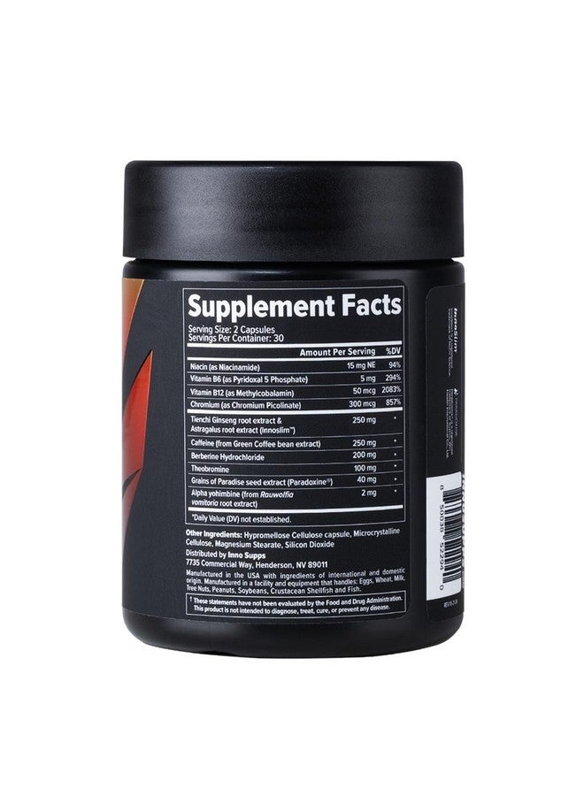 InnoSupps Inno Shred™ GLP-1 | Thermogenic Fat-Burner | Appetite + Metabolism Support | Energy + Performance | Berberine + Chromium | 60 Capsules. 30 Servings. - Image 5