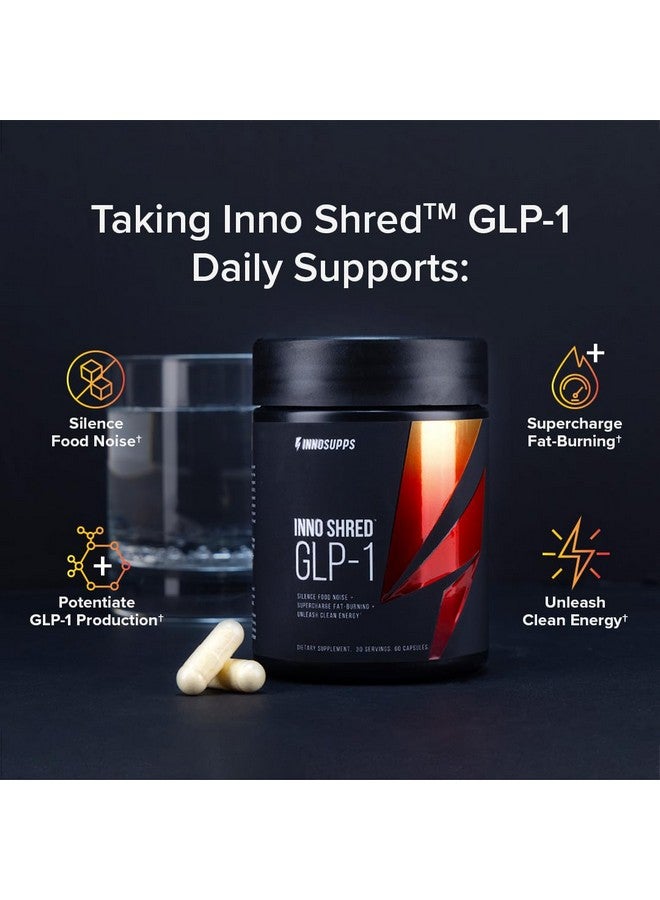 InnoSupps Inno Shred™ GLP-1 | Thermogenic Fat-Burner | Appetite + Metabolism Support | Energy + Performance | Berberine + Chromium | 60 Capsules. 30 Servings. - Image 2